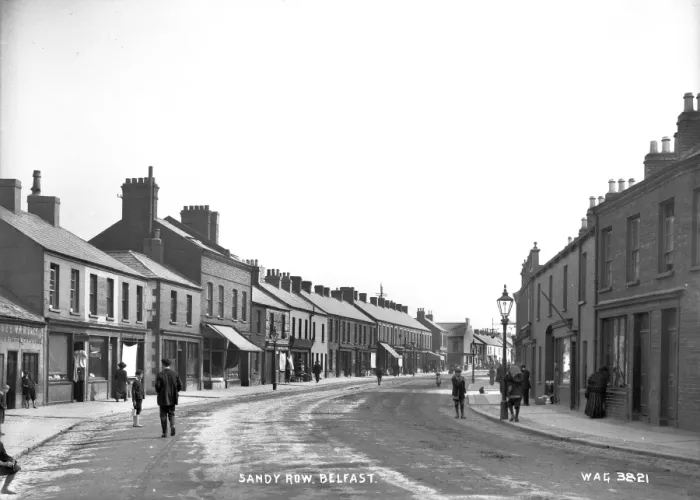 Framed Print : Early 20th Century Print of Sandy Row, Belfast Framed Print : Early 20th Century Print of Sandy Row, Belfast
