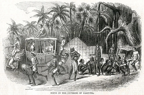 Scene in the environs of Calcutta 1857
