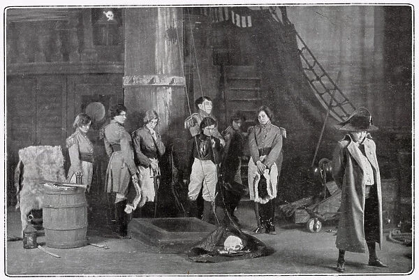 Scene from J. M. Barries Peter Pan at the Duke of Yorks Theatre in 1905