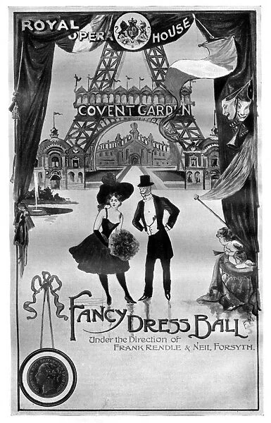 Scenic design for Covent Garden fancy dress ball