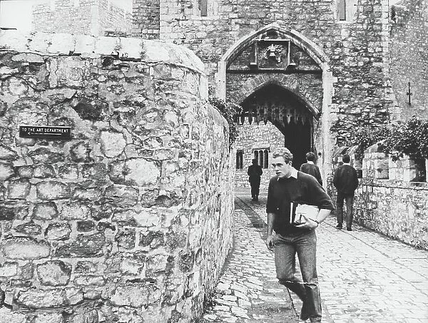 Schoolboys at Atlantic College (United World College of the Atlantic), St Donat's Castle, Llantwit Major, Glamorgan, South Wales. Date: 1969