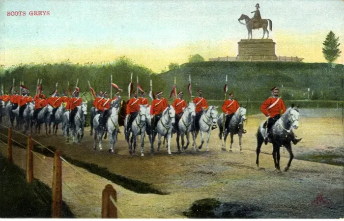 Framed Print : Scots Greys Scotland Print, 1920s Framed Print : Scots Greys Scotland Print, 1920s