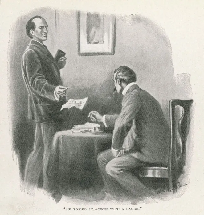 Framed Print : Sherlock Holmes Print: A Telegram from Mary Evans