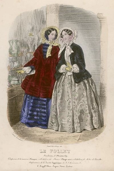 Shopping Fashions 1850S
