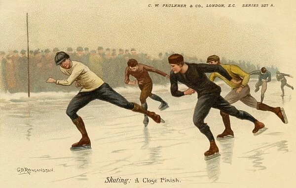 Skating: A close finish