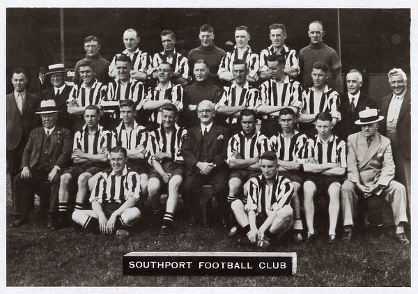 Southport FC football team 1936
