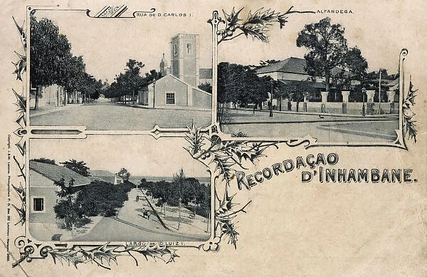Souvenir postcard of Inhambane, Mozambique, East Africa