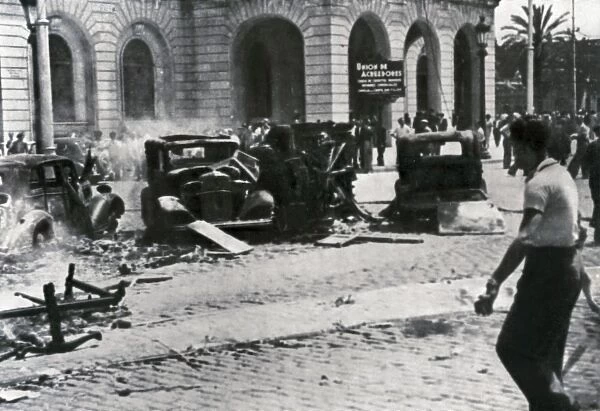 SPAIN. Barcelona. Spanish Civil War (1936-1939)