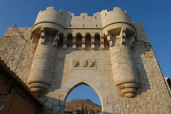 Spain. Castile-La Mancha. Hita. St. Marys Gate. 15th centur