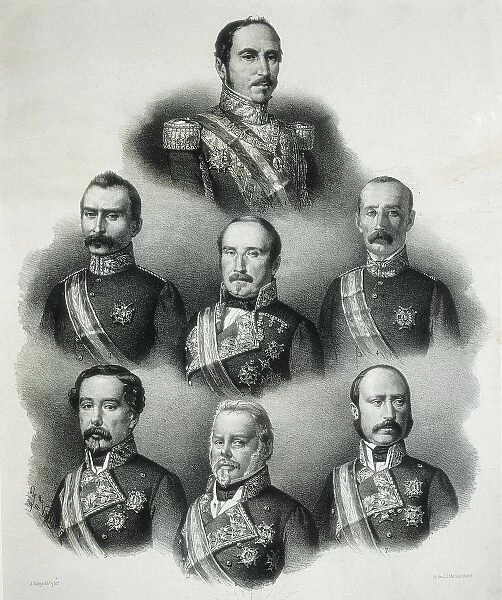 Spain. Kingdom of Isabel II. Revolution of 1854