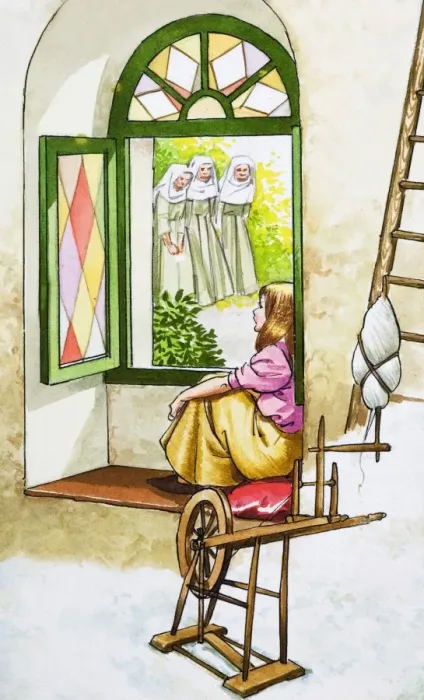Framed Print : The Three Spinners Print Framed Print : The Three Spinners Print