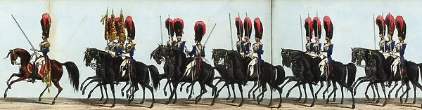 A Squadron of Life Guards. Household Brigade, in