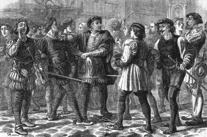 Framed Print : Print of Cheapside Riot, 1517 Framed Print : Print of Cheapside Riot, 1517