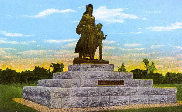 State of Oklahoma, USA - Pioneer Woman - Ponca City