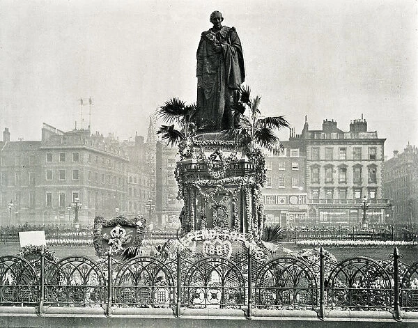Statue of Lord Beaconsfield, Parliament Street, London