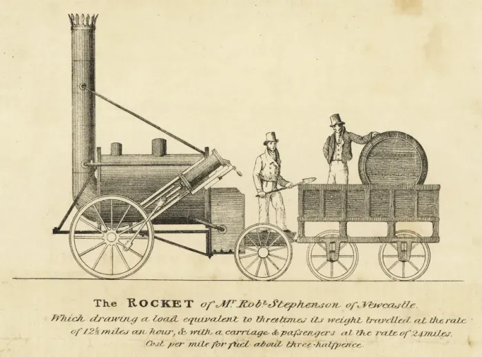 Framed Print : Stephensons Rocket Print, 1829 Framed Print : Stephensons Rocket Print, 1829