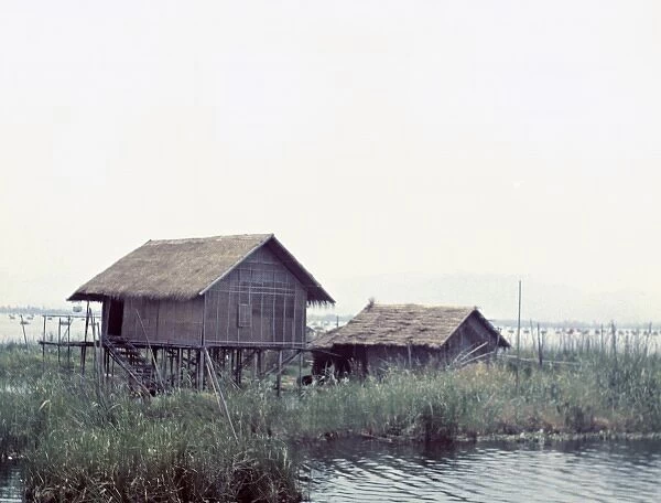 stilt houses - Inle Lake