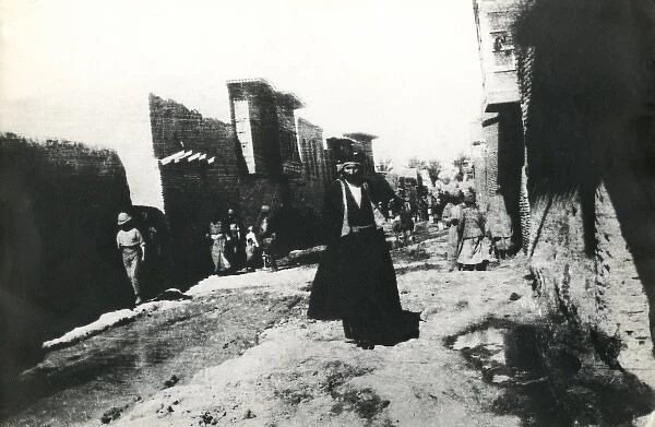 Street in Kut Al Amara, Mesopotamia, WW1