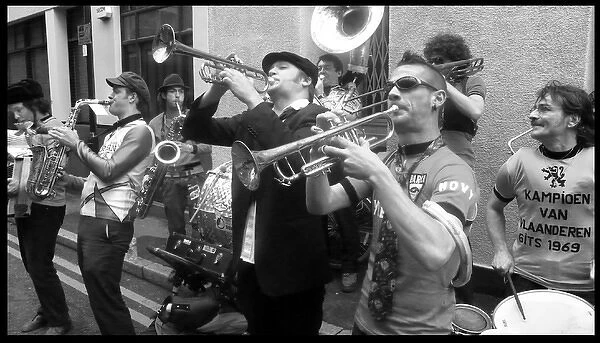 Street musicians, London, England