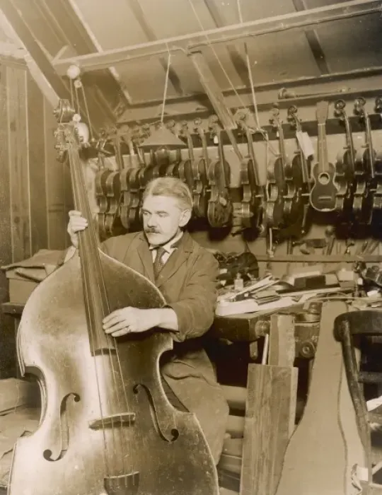 Framed Print : Double Bass Testing Print