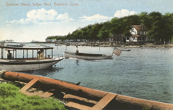 Summer Island, Indian Neck, Branford, Connecticut, USA