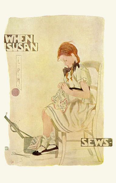 When Susan sews
