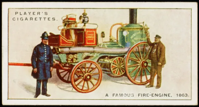 Framed Print : Print of Merryweathers Sutherland Fire Engine Framed Print : Print of Merryweathers Sutherland Fire Engine