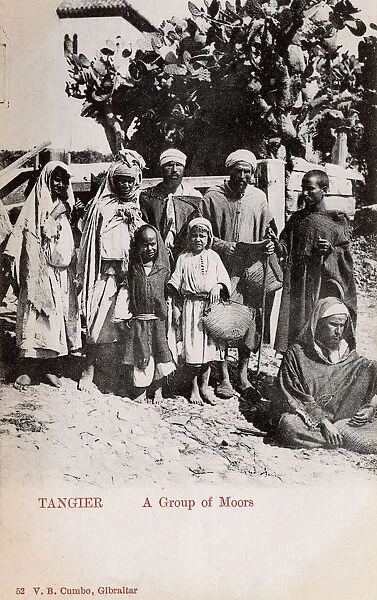 Tangier, Morocco - A Group of Moors