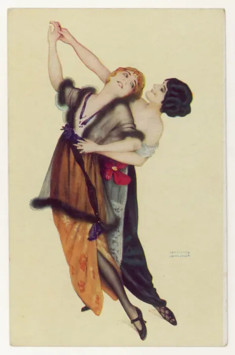 Framed Print : Tango for Two Print 1912 Framed Print : Tango for Two Print 1912