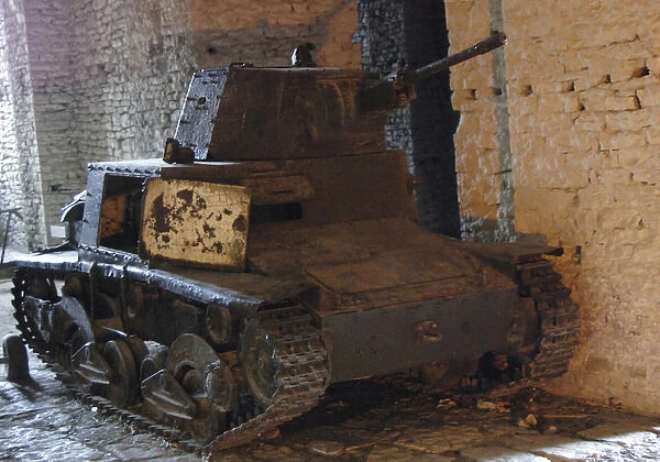 Tank. Military Museum of the Citadel. Gjirokaster. Republic