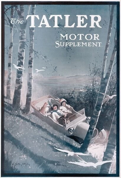 The Tatler Motor Supplement front cover, 1913