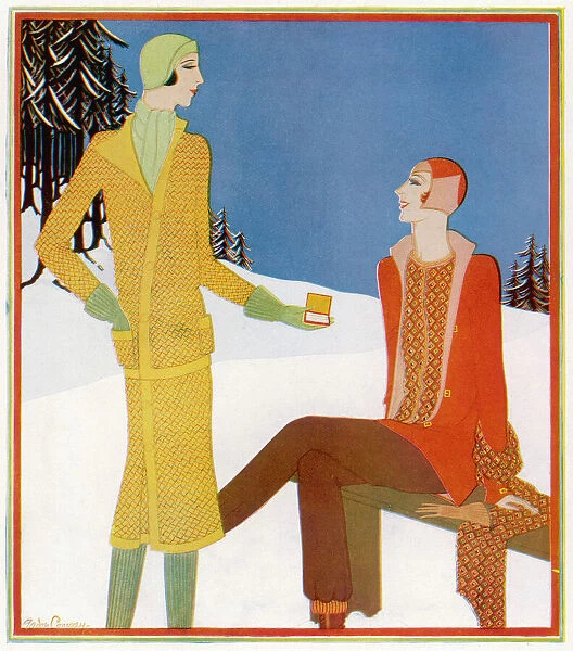 Tatler winter fashions, by Gordon Conway