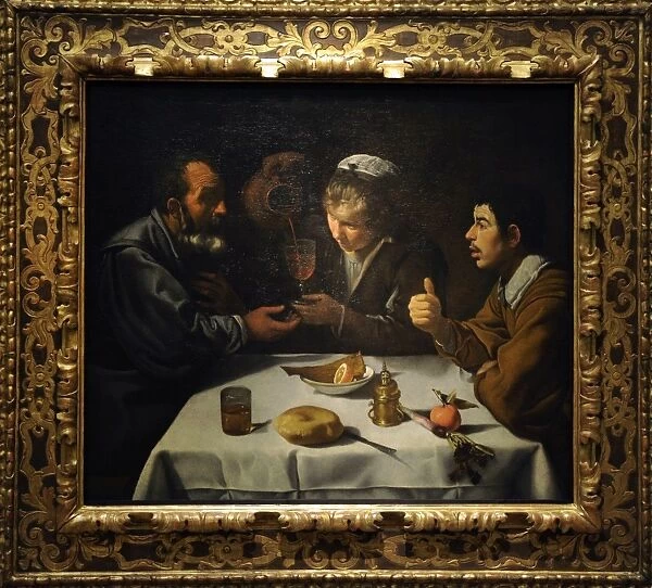 Tavern scene, 1622, by Diego Velazquez
