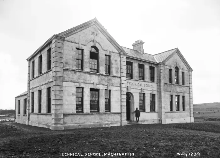 Framed Print : Early 20th Century Print of Magherafelt Technical School Framed Print : Early 20th Century Print of Magherafelt Technical School