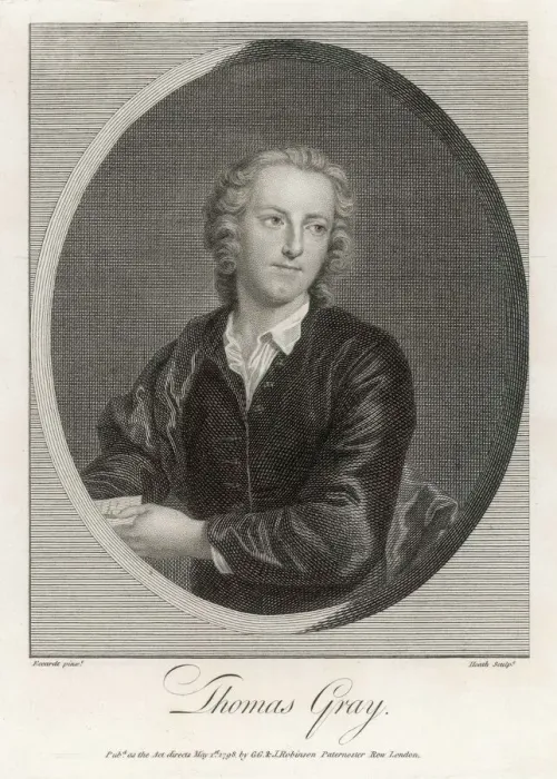 Framed Print : Thomas Gray Print Framed Print : Thomas Gray Print