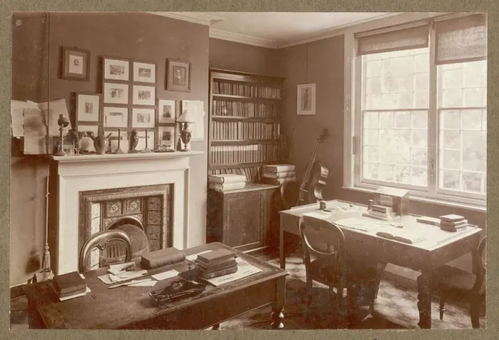 Framed Print : Thomas Hardy's Max Gate Library Print Framed Print : Thomas Hardy's Max Gate Library Print