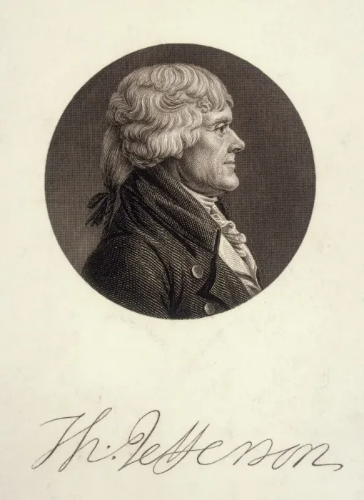 Framed Print : Thomas Jefferson Print, Engraving Framed Print : Thomas Jefferson Print, Engraving