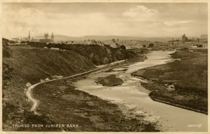 Framed Print : Thurso Print from Juniper Bank, circa 1935 Framed Print : Thurso Print from Juniper Bank, circa 1935