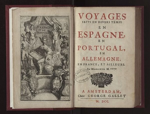 Title page of a travel book