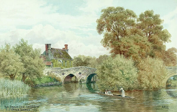 The Trout Inn and Upper Thames, Godstow, Oxfordshire
