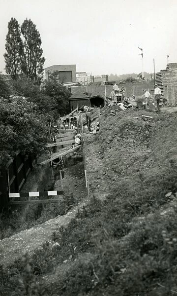 Underground Railway Construction, Hainault, London