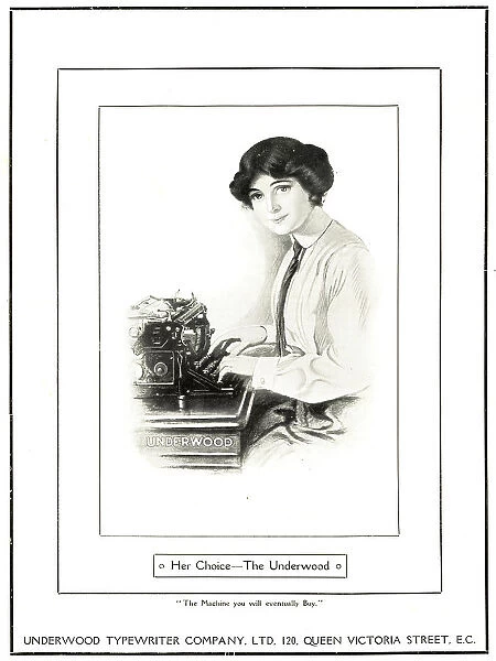 Underwood Advertisement