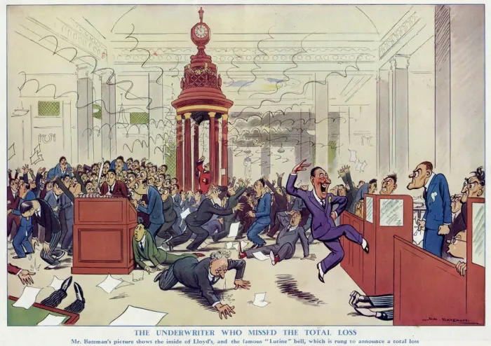 Framed Print : The Underwriter Who Missed The Total Loss Print, 1933