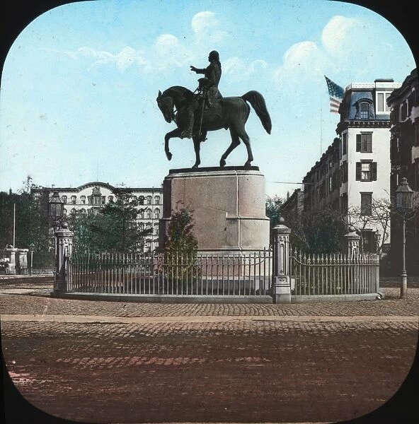 Union Square Park, New York - Statue of George Washington