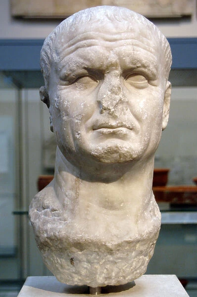 Vespasian (9-79). Roman Emperor. Bust. Marble. 1st century