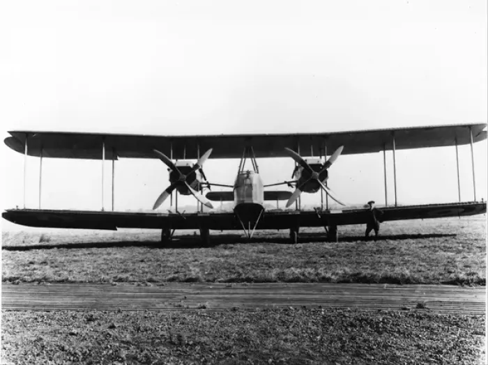 Framed Print : Vickers Vimy Bomber, Fourth Prototype Print, circa 1917-1918 Framed Print : Vickers Vimy Bomber, Fourth Prototype Print, circa 1917-1918