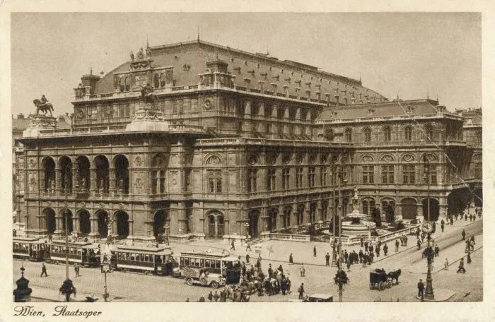 Framed Print : Vienna Opera House Print C1930 Framed Print : Vienna Opera House Print C1930