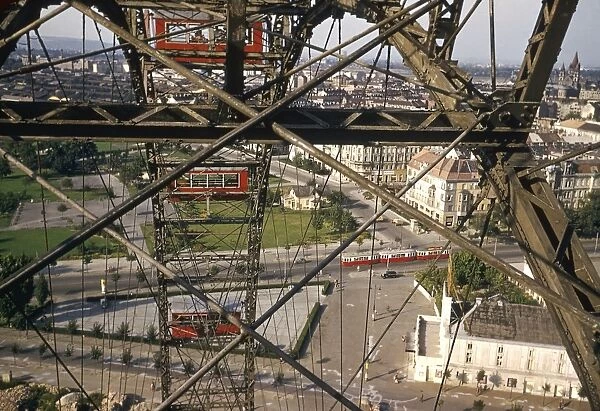 View from the ferris wheel, Vienna, Austria