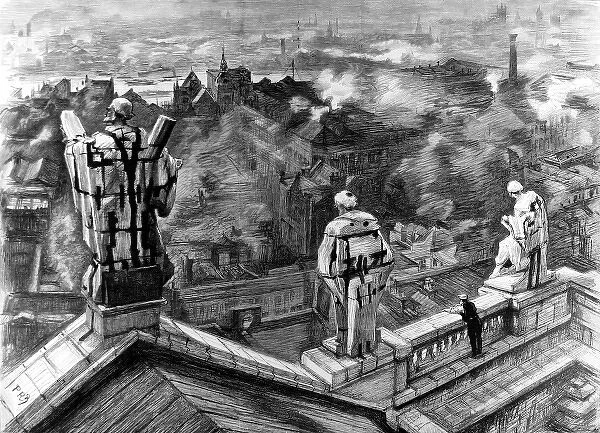 View of London from the Dome of St. Pauls Cathedral, 1895