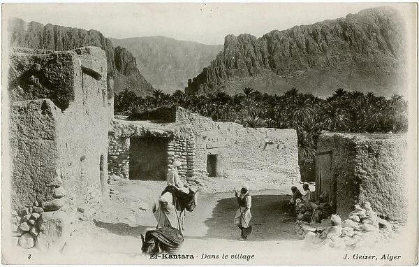 Village of El-Kantara, Algeria - caravan station